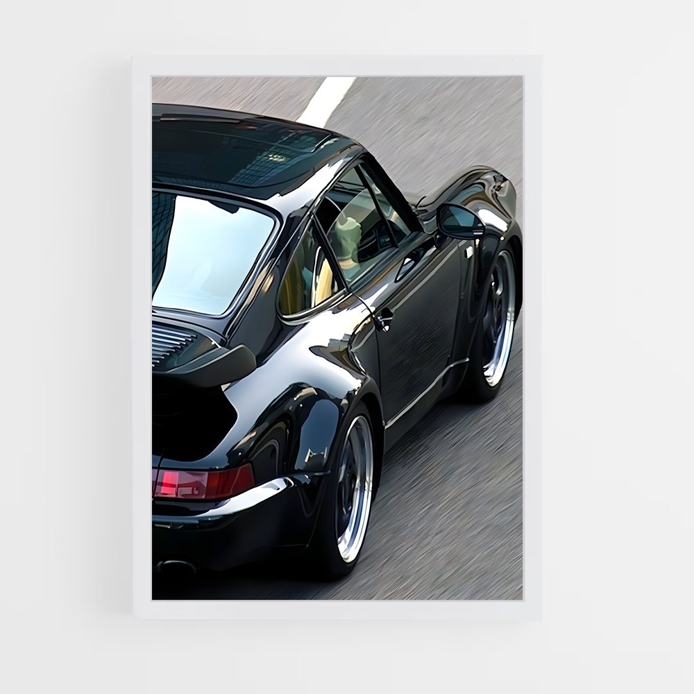 Poster turbo éclatant – affiche Porsche (vue 3)